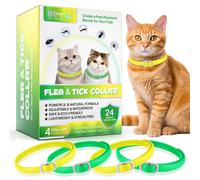 COLLARE ANTI-ZECCHE PER GATTI 4 PACK SICURO EFFICACE REGOLABILE RESISTENTE