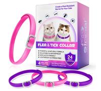 Collare Antiparassitario per Gatti 4 Pezzi, Collare Antipulci Gatto, Cat Flea Co