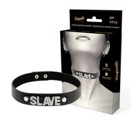 Collare BDSM in Pelle Vegana Coquette Chic Desire - Regolabile