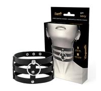 Collare BDSM in Pelle Vegana Coquette Chic Desire - Regolabile