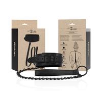 Collare BDSM in Pelle Vegana Intense Fetish - Regolabile