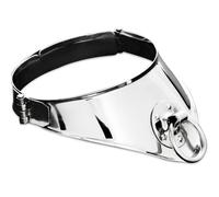 Collare BDSM Rigido in Metallo Metal Hard - con Anello e Lucchetto
