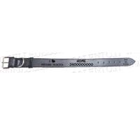 Collare cane artigianale cuoio 70x4 Personalizzato i love pastore tedesco numero