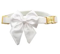 COLLARE CANE CEREMONY BRIDE con elegante fiocco decorativo misure S - M - L