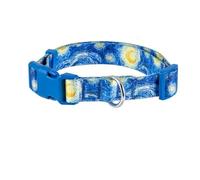 Collare Cane Estensibile Medio e Grande Notte Stellata 35-50 cm