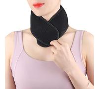 Collare cervicale di sostegno - Busta Cervicale Calda - Collare cervicale magnetico regolabile con riscaldamento per ufficio, uomo e donna, notte, stanza climatizzata, quotidiano, inverno