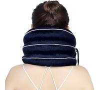 Collare cervicale gonfiabile ad aria Supporto for la trazione del collo Dispositivo di trazione del collo cervicale Massaggio Barella del collo for sollievo dal dolore al collo Supporto for il collo D