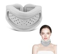 Collare Cervicale Morbido,Tutore Di Supporto Per Il Collo Traspirante Regolabile In Schiuma Di Silicone Per Dormire,Tutore Per Cervicale Collo,Per Il Dolore Al Collo E Supporto,Dormire
