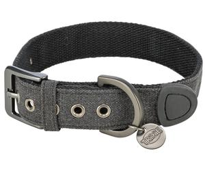 Collare CityStyle, extra largo 30-37 cm/25 mm nero