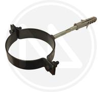 COLLARE COLLARINO IN ACCIAIO NERO Ø 80 mm PER TUBI STUFA PELLET 2 PEZZI