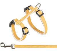 Collare con guinzaglio 27-45 cm/13 mm ocra