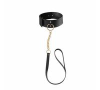 Collare con Guinzaglio Maze Nero Bijoux Indiscrets 11116