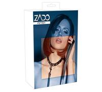 Collare con guinzaglio Nero