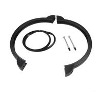 Collare con O-ring di ricambio per pompa filtro a sabbia Intex SF90110-1 da 10 pollici, plastica metallo nero, anello di tenuta a vite per accessori piscina, 1 set