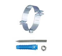 Collare con perno e tassello Oter in acciaio per tubi D 63 mm D40004
