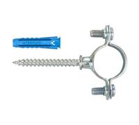Collare con perno e tassello Oter in acciaio per tubi diametro 12 mm 81012