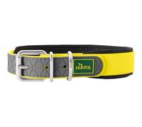 Hunter - Collar Convenience Comfort - Collari per cani Halsumfang 47-55 cm - Breite 2,5 cm neongelb