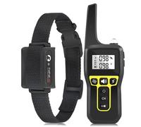 Collare da addestramento per cani da 1000 m, collare universale per l'abbaio del cane, ricaricabile impermeabile, collare antiurto per cani con modalità telecomandate e automatiche