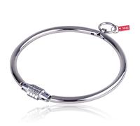 Collare da schiavo MEO® in acciaio inox con lucchetto a combinazione - Taglia - medium