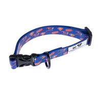 Collare DC Superman, blu - Tg. M: circonferenza 30 - 46 cm x H 2 cm