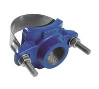 COLLARE DERIVAZIONE ARTIGLIO MACPLAST SELLA PER TUBI E CONDOTTE DN 40 A DN 150