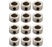 Collare di Bloccaggio per Albero 8mm, Set di 12 Pezzi, Anello di Bloccaggio in Acciaio di Alta Qualità, Vite di Piombo T8, Compatibile con Stampanti 3D e Macchine CNC, Include Chiave Esagonale