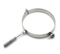 Collare di fissaggio in acciaio inox per canne fumarie 100mm