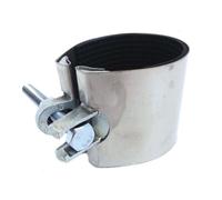 Collare di riparazione inox per tubi con 1 tirante