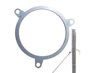 Collare di serraggio: collare di serraggio per | acciaio professionale Šerrage Šerrage | Ø6 cm / Ø7 cm Supporto per condotti fumosi | Fissaggio portatile Ćolliers per, soffitto