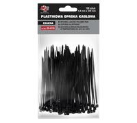 Collare Di Serraggio In Plastica 4,8Mm X 300Mm 100 Pezzi Nero MA Professional