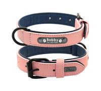Collare e guinzaglio per Cani Identificativo Personalizzato Nome Colletto S-2XL