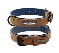 Collare e guinzaglio per Cani Identificativo Personalizzato Nome Colletto S-2XL