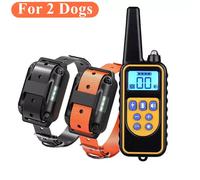Collare elettrico da addestramento cani 800 m con telecomando impermeabile