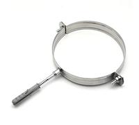 Collare Fascetta Murale Dm 150 Mm Acciaio Fissaggio Tubi Canne Fumarie Diankamin