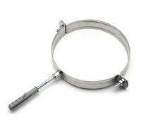Collare Fascetta Murale Dm 220 Mm Acciaio Fissaggio Tubi Canne Fumarie Diankamin