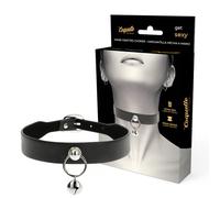 Collare Fetish in Pelle Vegana Coquette Chic Desire - Sonaglio