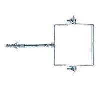 COLLARE FISCHER IN ACCIAIO ZINCATI QUADRI SCP Q 80 x 80 Fischer (Pz.50)