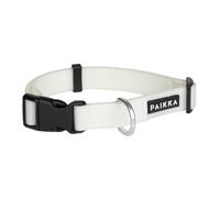 Collare fluorescente Glow per cani - bianco/verde / 1,5x23-30cm