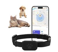 Collare GPS Gatti, GPS Cani, senza canone mensile, Pet Tracker (compatibile con iOS/Android), localizzatore GPS Gatti