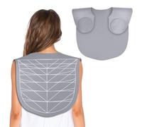 Collare guida per tagliare i capelli, in silicone, impermeabile, mantella per taglio dei capelli, protezione per il collo, per parrucchieri, parrucchieri, tappetino da taglio professionale con linee