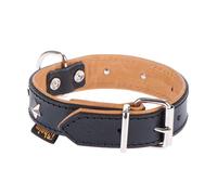 Collare Heim Stars, nero/beige - Tg. 40: circonferenza 26 - 37 cm