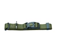 Collare Hunter London, verde oliva - Vario Basic Tg.M: circonferenza 30-46 cm x H 1,5 cm
