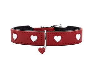Collare Hunter Love, rosso - Tg. 55: circonferenza 41 - 49 cm