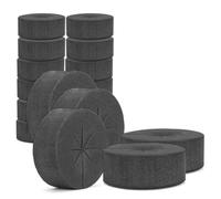 Collare idroponico clone - dischi in spugna da 2 pollici, inserti cloni per piante in neoprene, supporto per radici di schiuma riutilizzabile per tazza di rete, aeroponic, spugna di propagazione plug