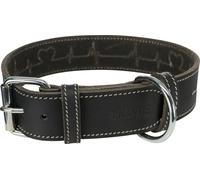 Collare in fettuccia rustica Heartbeat 34-40 cm/30 mm nero