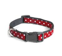 Collare in nylon con fibbia in plastica rigida Linea Pois per cani Record