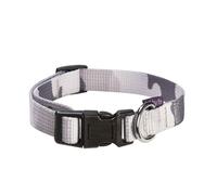Collare in nylon grigio resistente modello Camouflage per cani Croci