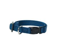 Collare in nylon regolabile a sgancio PetUp - blu, per collo 20-30 cm, fettuccia da 1,2 cm - 1° ORDINE? scegli lo sconto BZR5 / BZR20 + 200 punti fedeltà blu