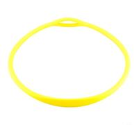 Collare in silicone per immersioni subacquee per regolatore del secondo stadio per posizionamento stabile a livello del mento senza interferenze alla galleggiabilità (giallo)