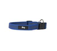 Collare K9 serie Color & Grey, 20 mm x 27-42 cm, blu-grigio